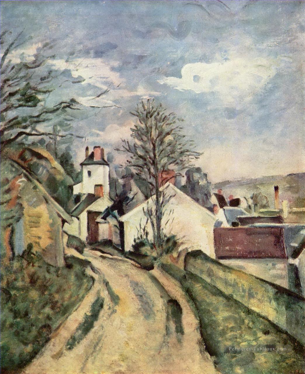 La Maison du Dr Gached à Auvers Paul Cézanne Peintures à l'huile